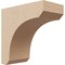 Ekena Millwork 5"W x 10"D x 10"H Classic Legacy Rough Cedar Woodgrain TimberThane Corbel, Primed Tan CORUR05X10X10LGYRCPR - alternate 1